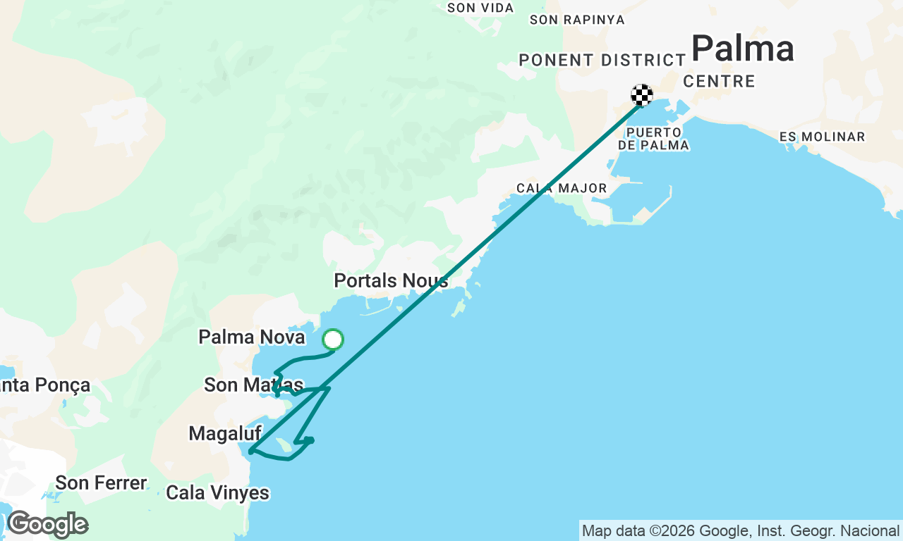 Voyage map