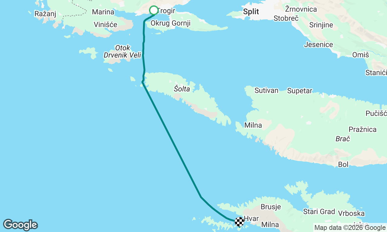 Voyage map