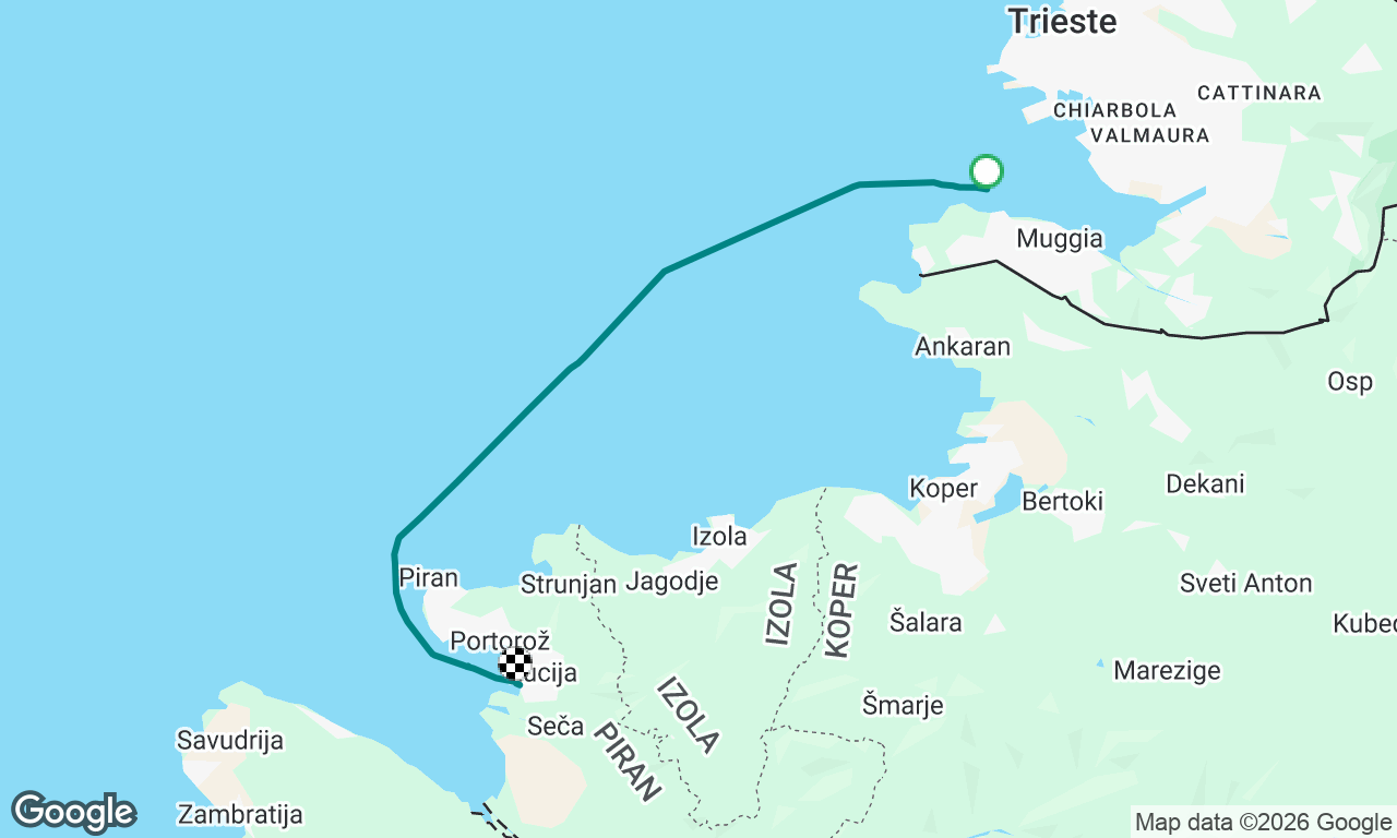 Last day: Muggia to Portoroz