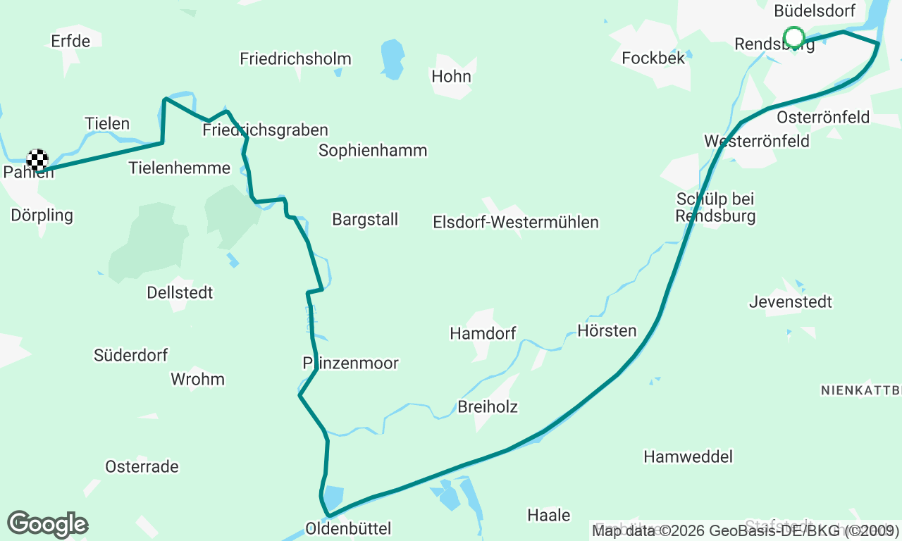 Ejderen - Rendsburg til Pahlen