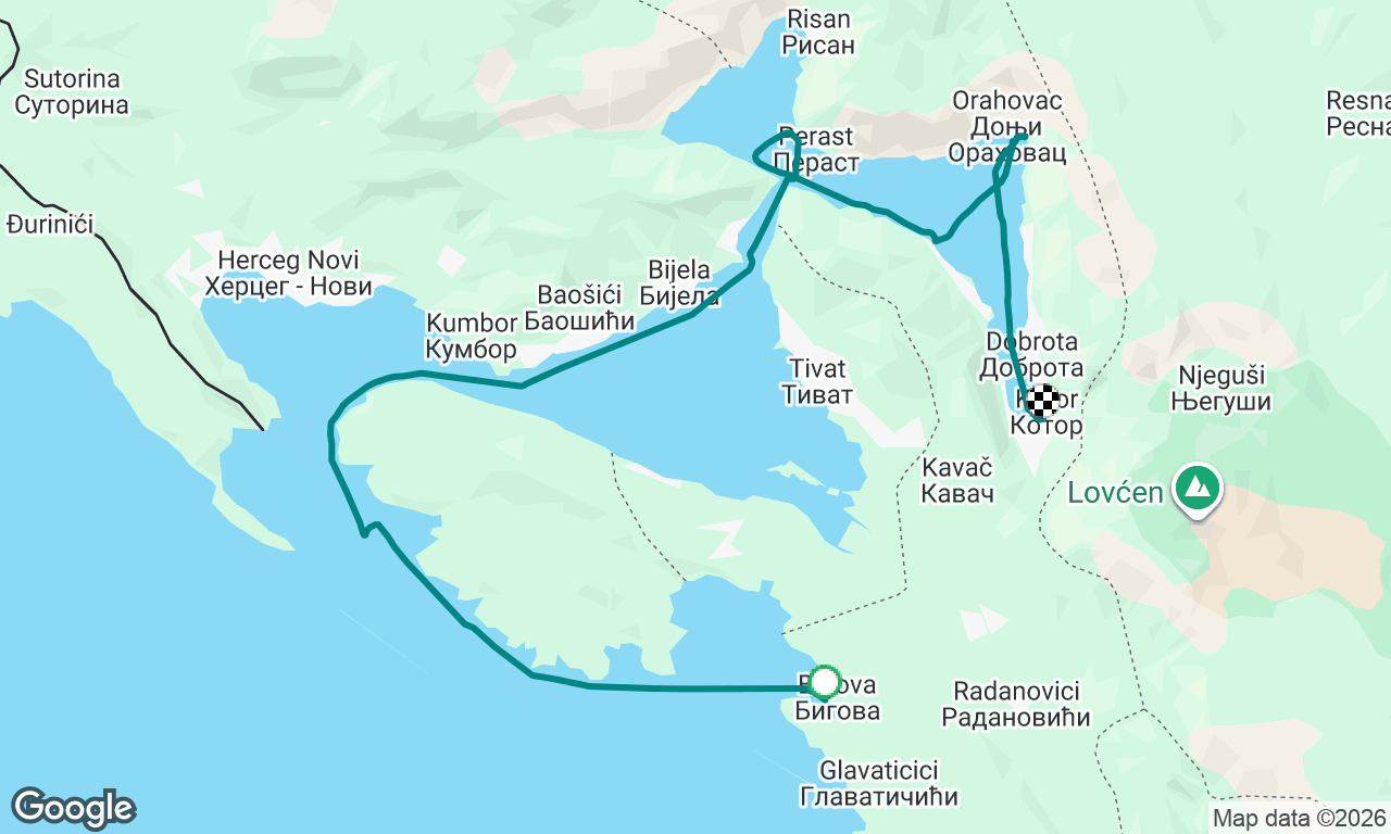 Voyage map