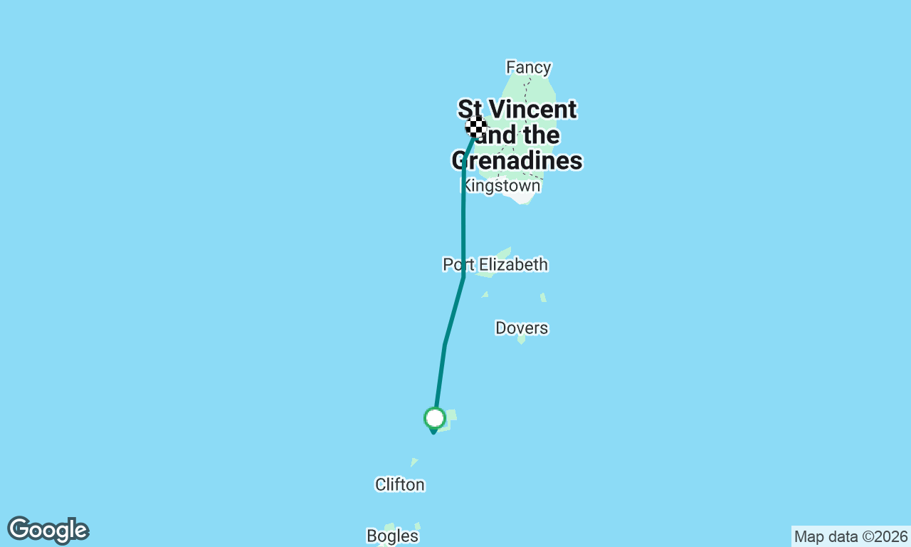 Canouan to St Vincent, Wallilabou Bay
