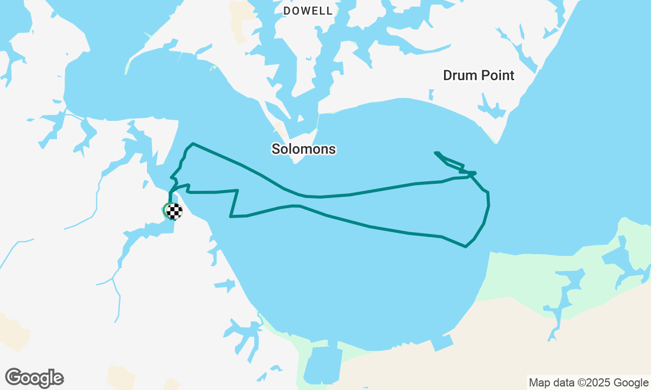 Solo cruising the Patuxent