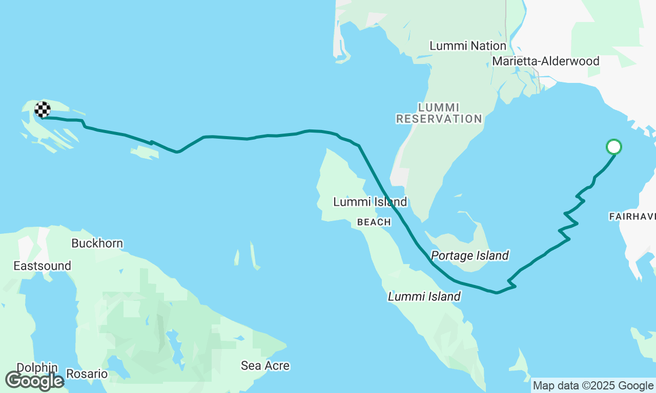 Bellingham to Sucia on Orca