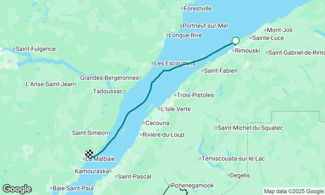 Retour Rimouski - Cap a l’Aigle