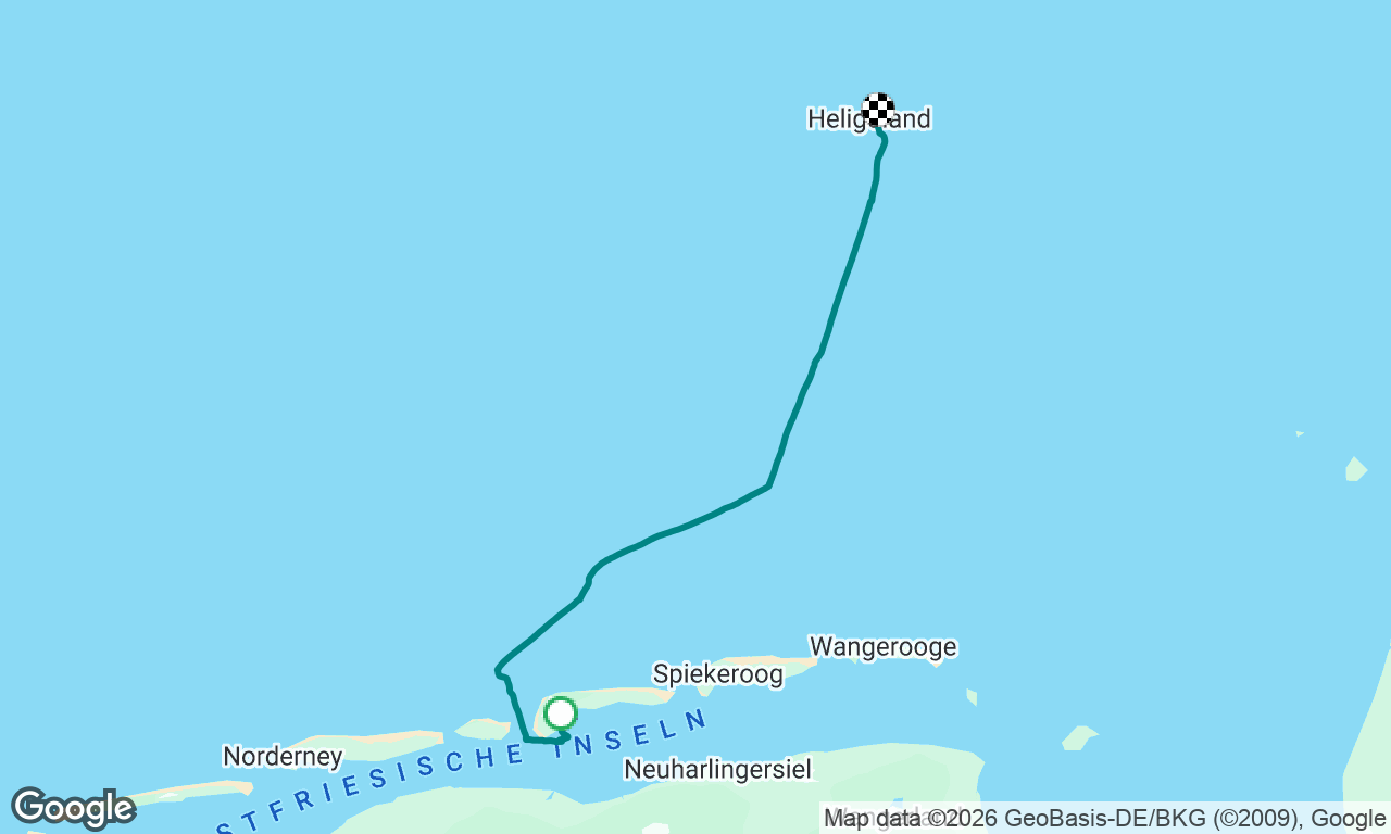 Langeoog → Helgoland