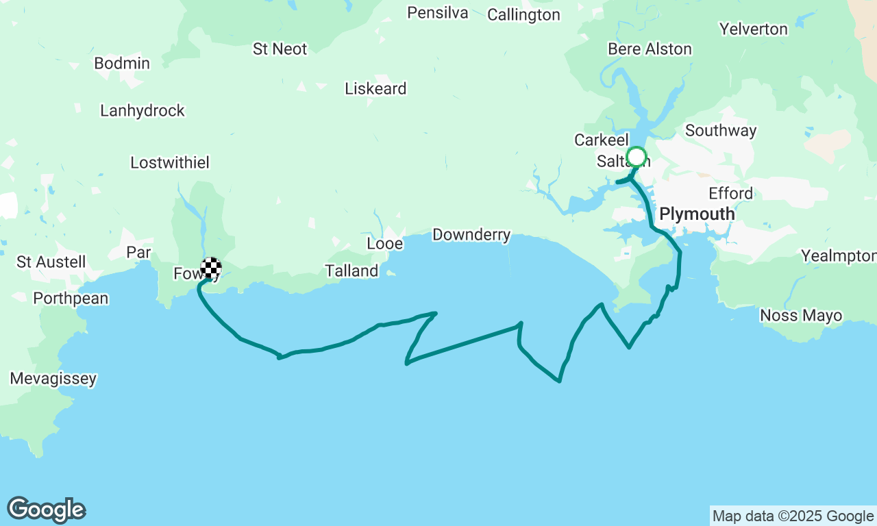 TRSC - Fowey (with an anchor stop to sort the engi