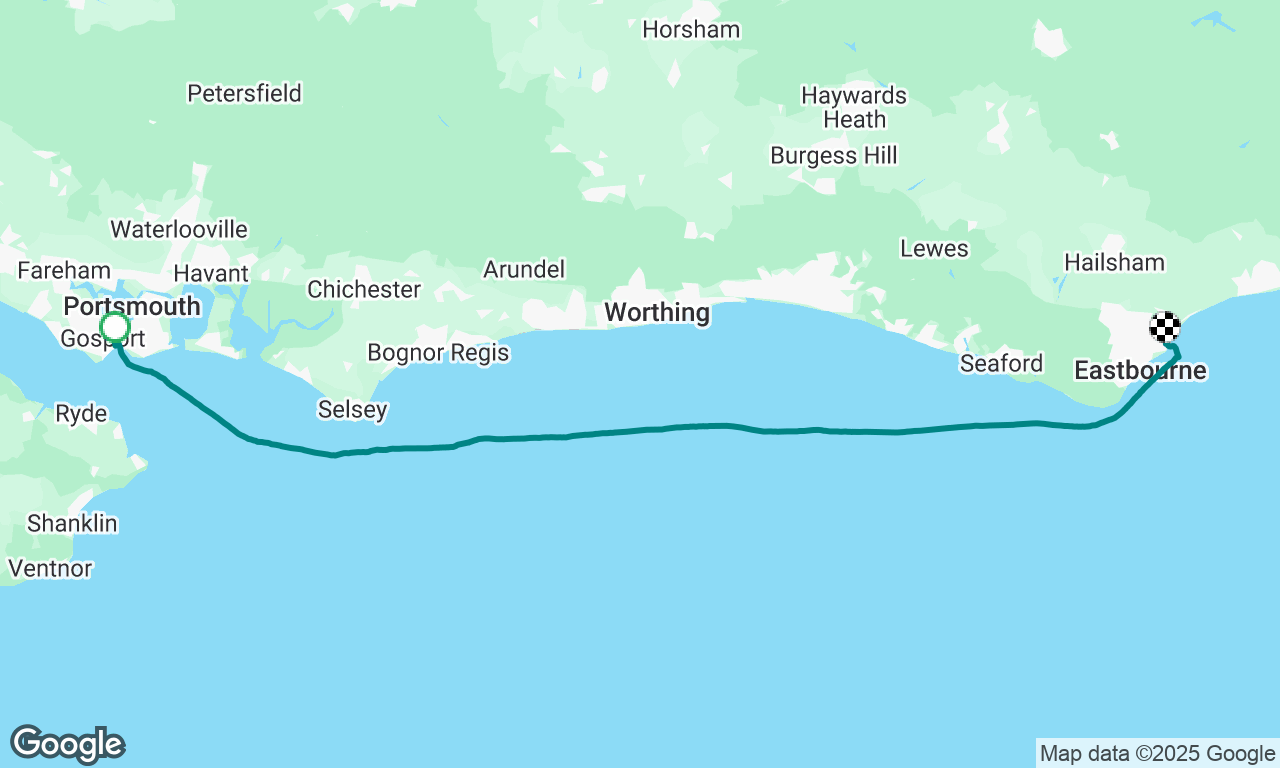 Skippered passage to Eastbourne 
