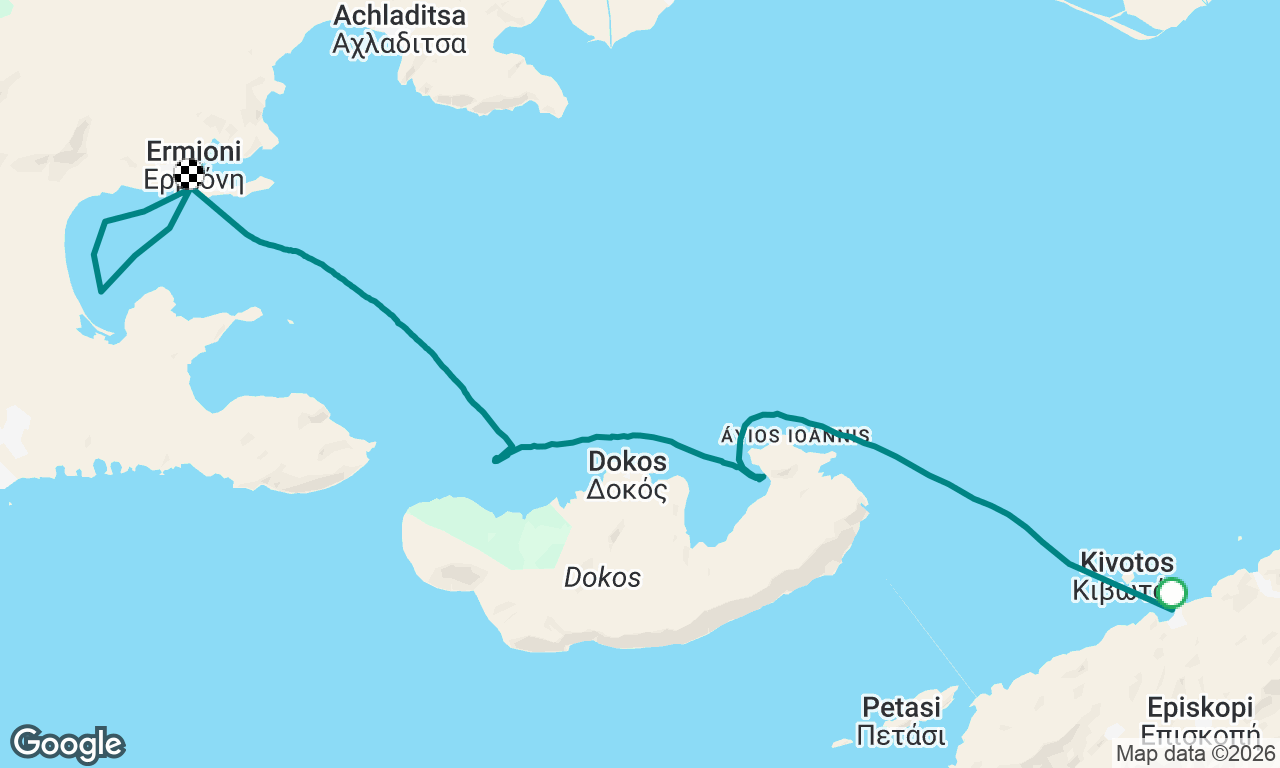 Voyage map