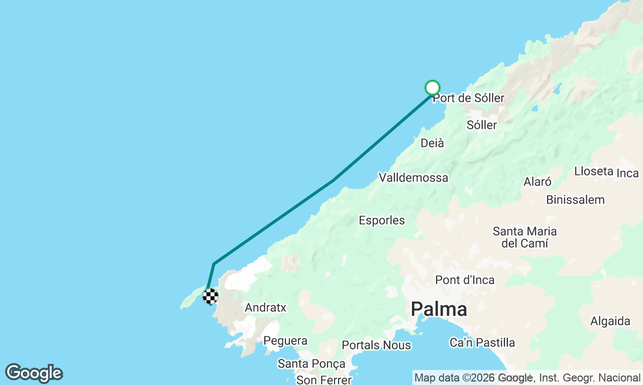 Voyage map