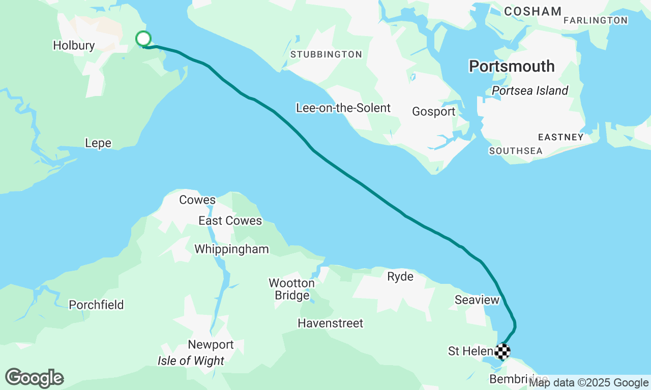 Ashlett Creek to Bembridge 