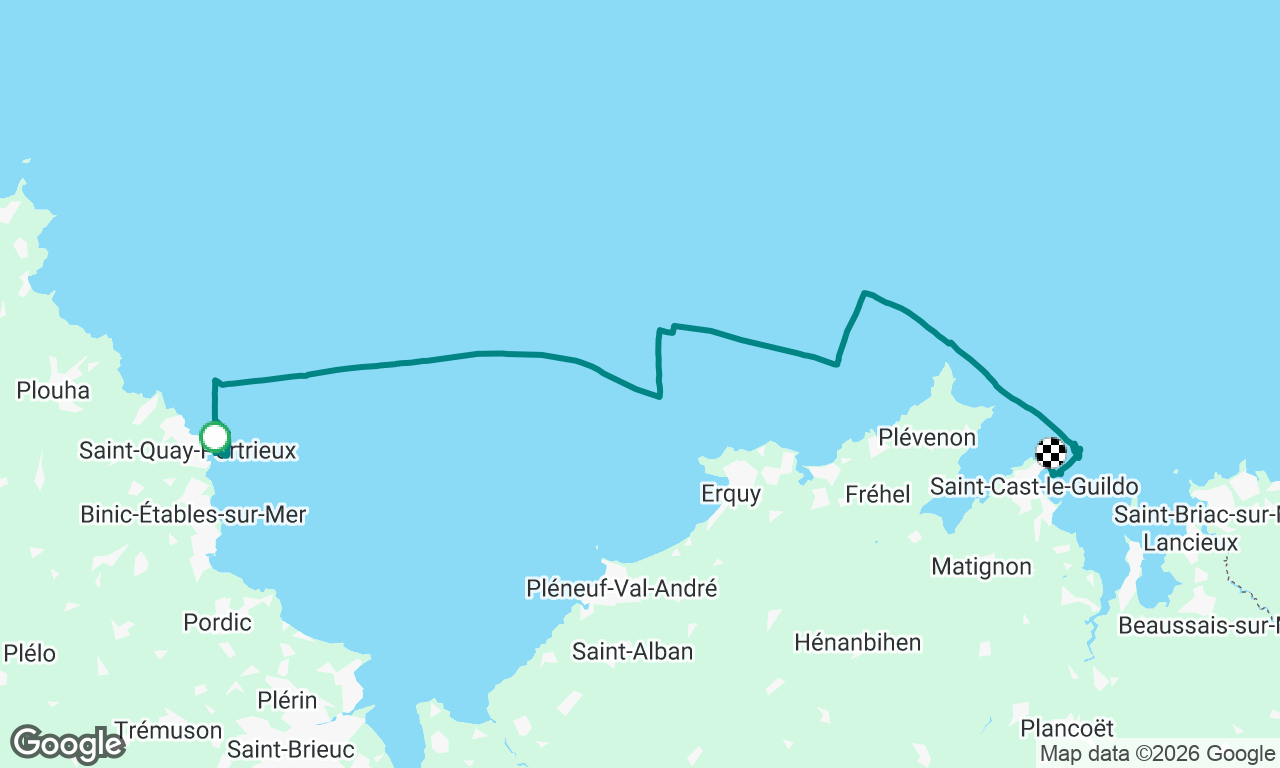 St Quay to St Cast