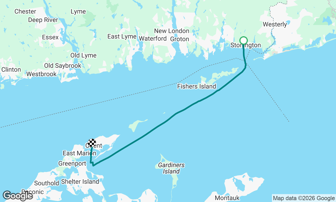 Stonington, CT to Orient, NY