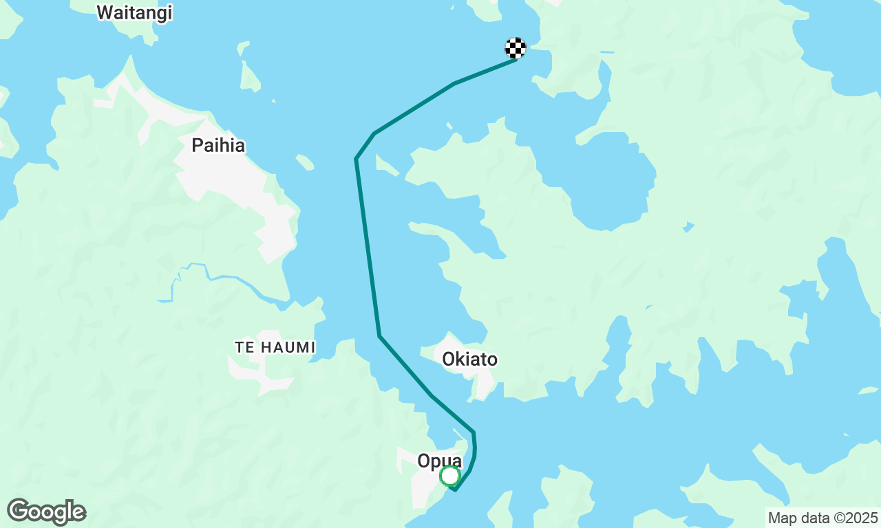 Opua to Russell 