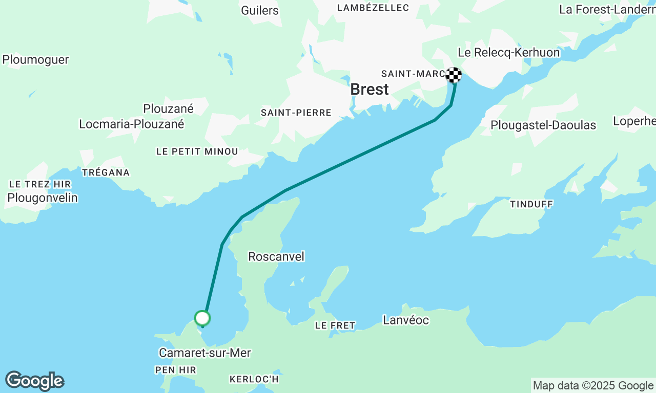 Camaret-sur-Mer to Brest