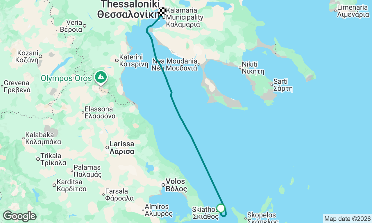 Voyage map