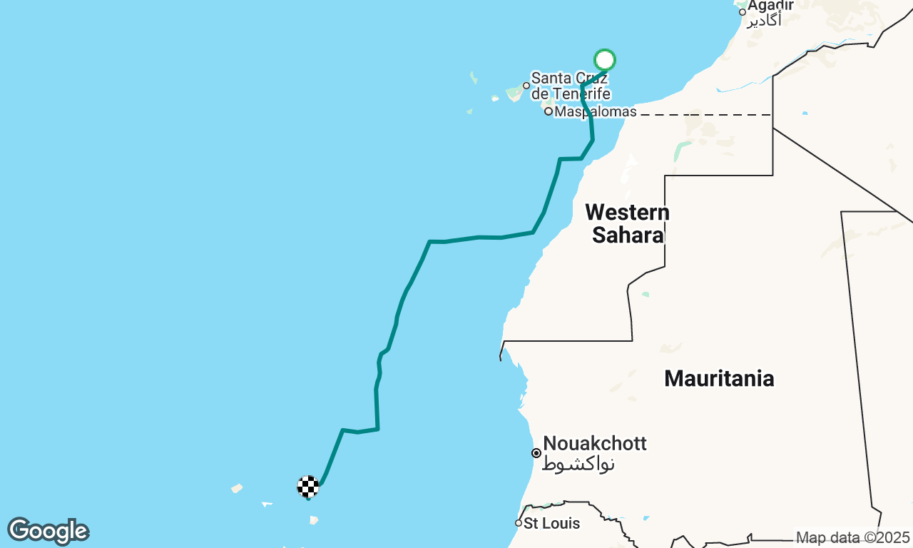 Voyage map