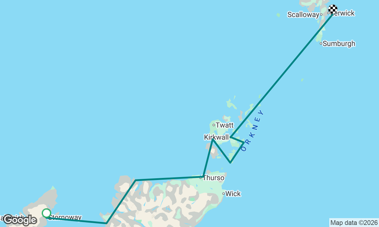 Voyage map