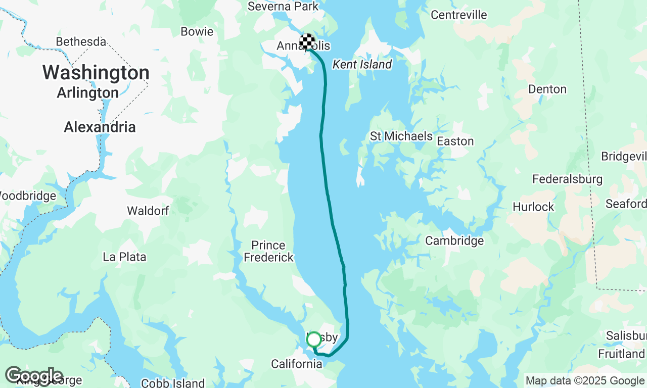 Delivery for Annapolis to Solomon's race