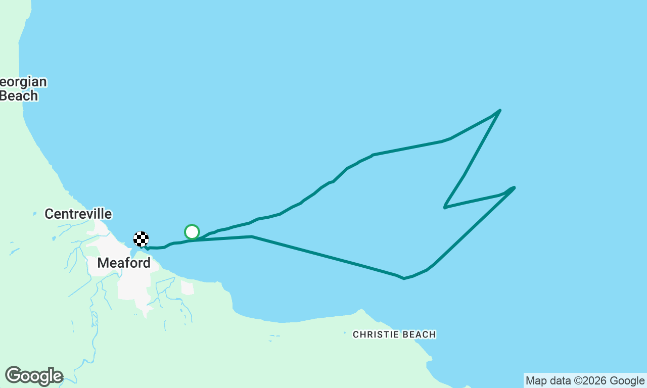 Tegan tries a new skipper & crew draws a heart around Meaford!