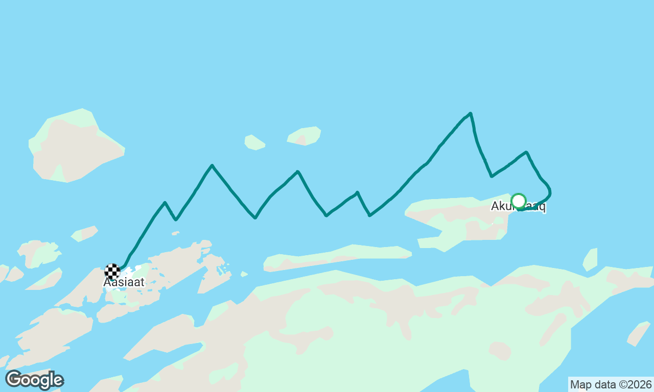 Akunnaaq to Aasiaat