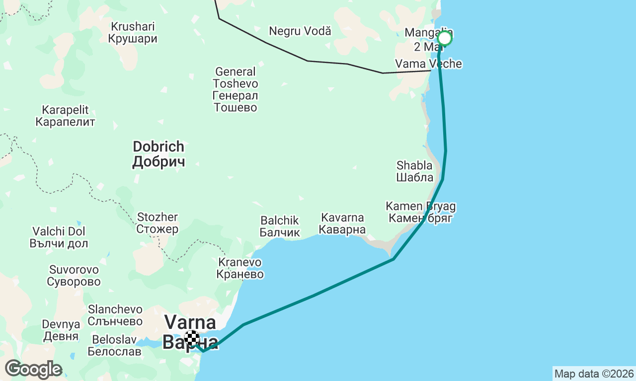 Voyage map