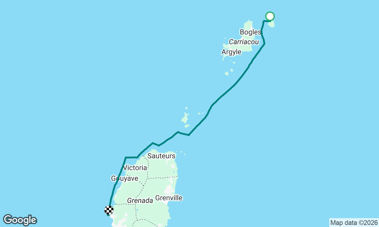 Petit Martinique to Dragon Bay, Grenada