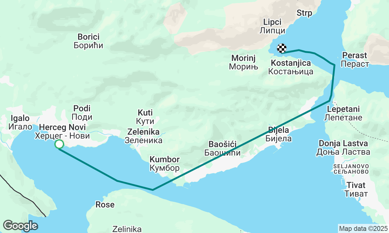 Voyage map
