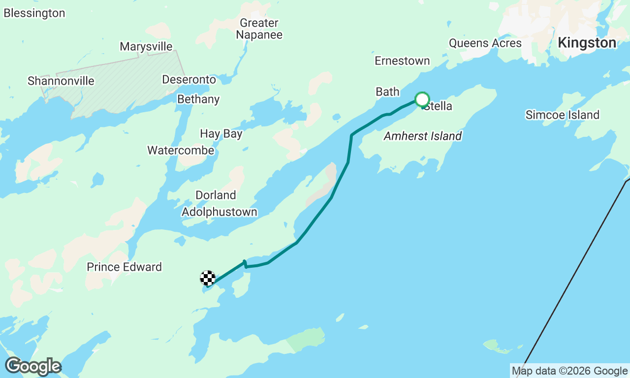 Voyage map