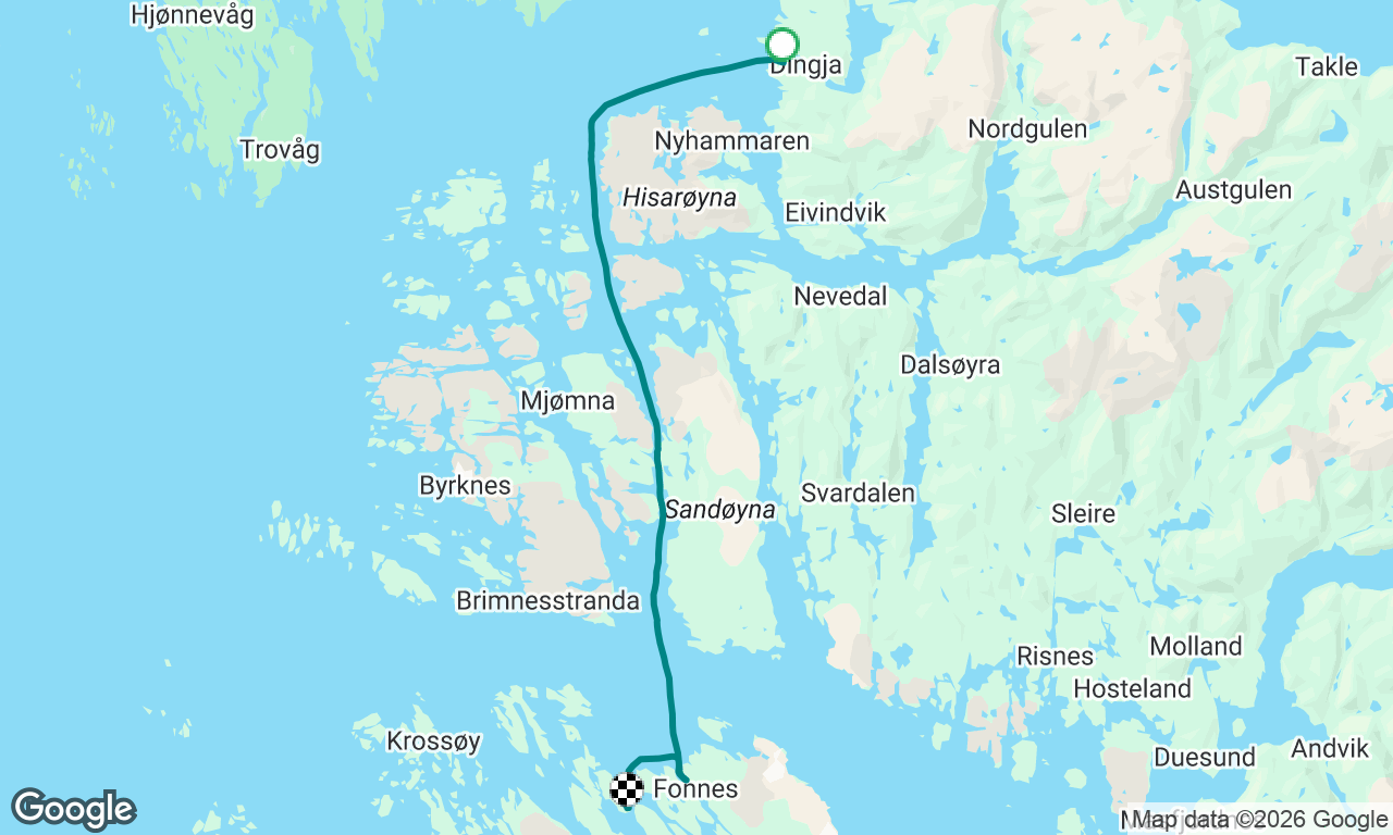 Voyage map
