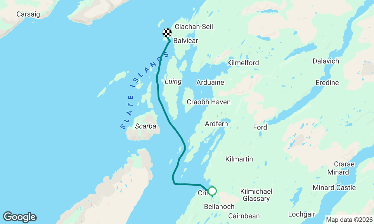 Crinan to Ellenabeich