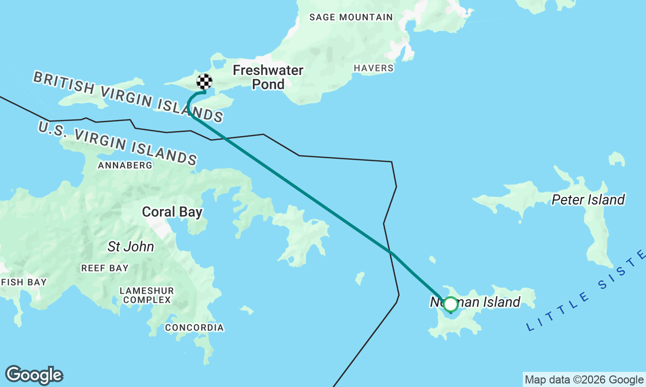 Norman Island to West End