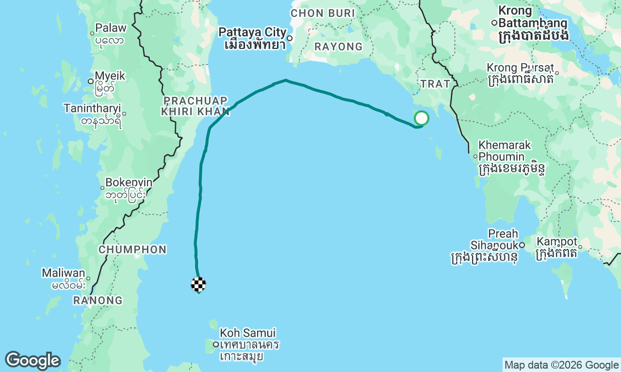 Voyage map