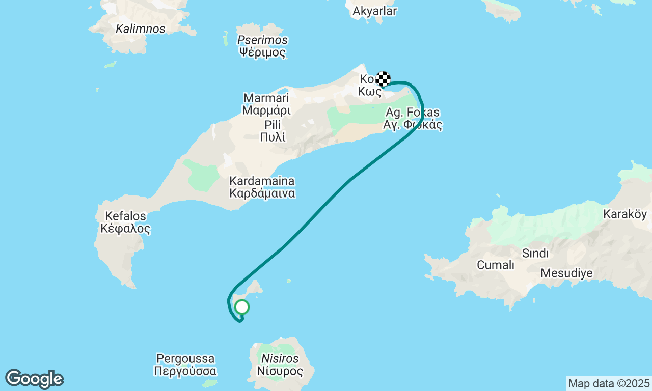 Gyali Is to Kos Marina