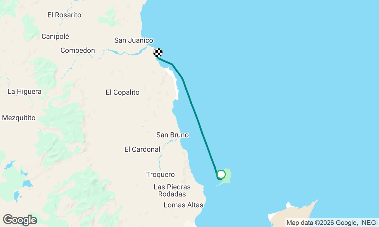 Isla de Coronado to San Juanico