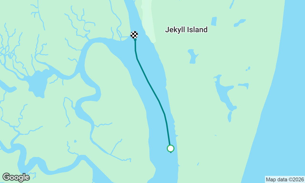 Jekyll Island departure and sea tow