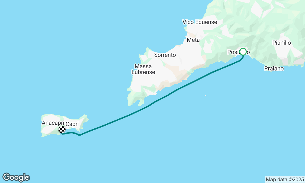 Positano to Capri (Marina Piccola)