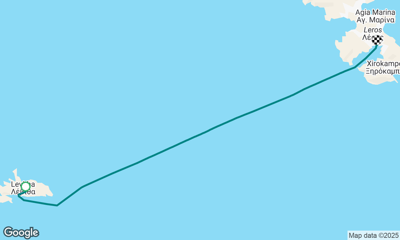 Levitha to Lakki (Leros)