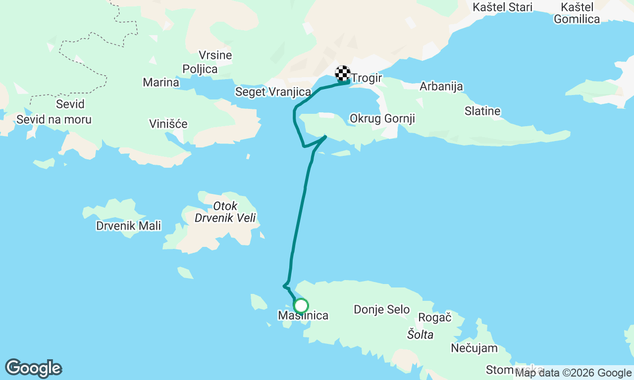 Voyage map