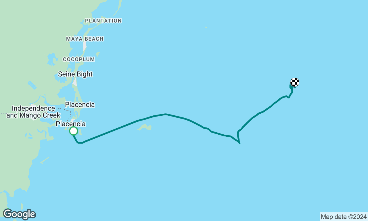 Placencia to North Long Cocoa Caye