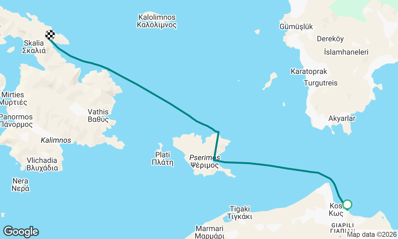 Kos to Palionisos