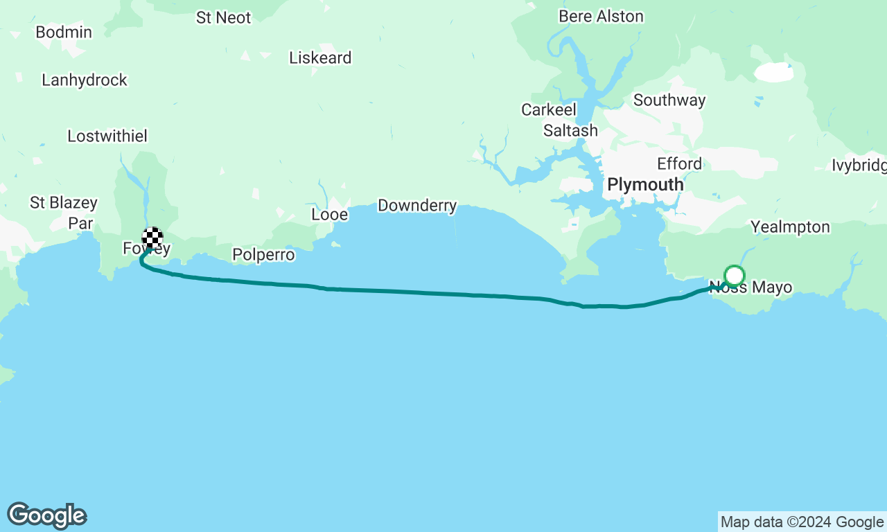 Yealm to Fowey - Wed