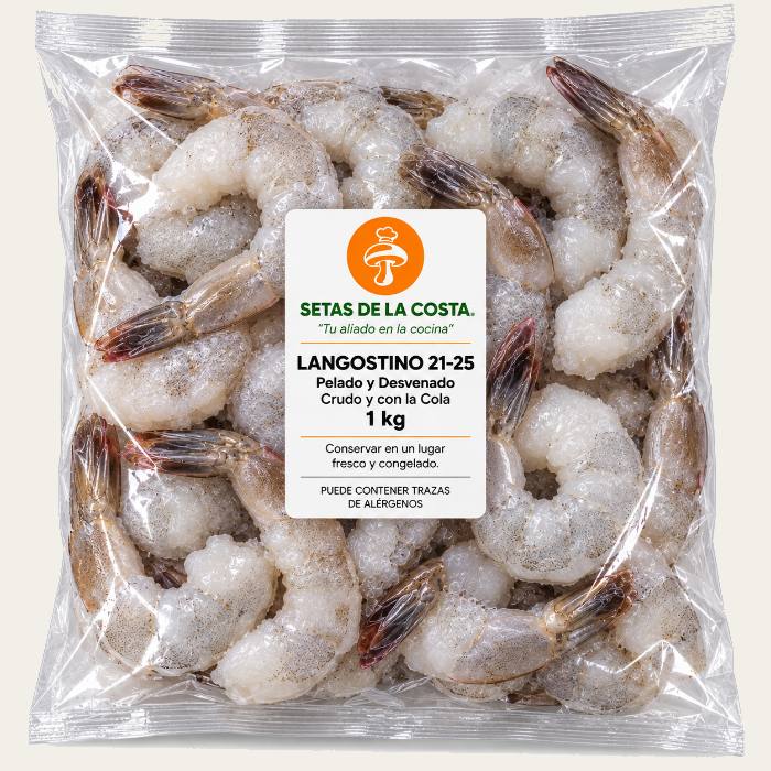 Langostino T Crudo 21-25 30% Congelado
