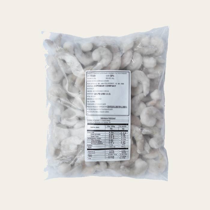 Camaron 31/35 - 30% Congelado