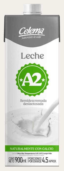 Leche a2 Semidescremada Des Caja