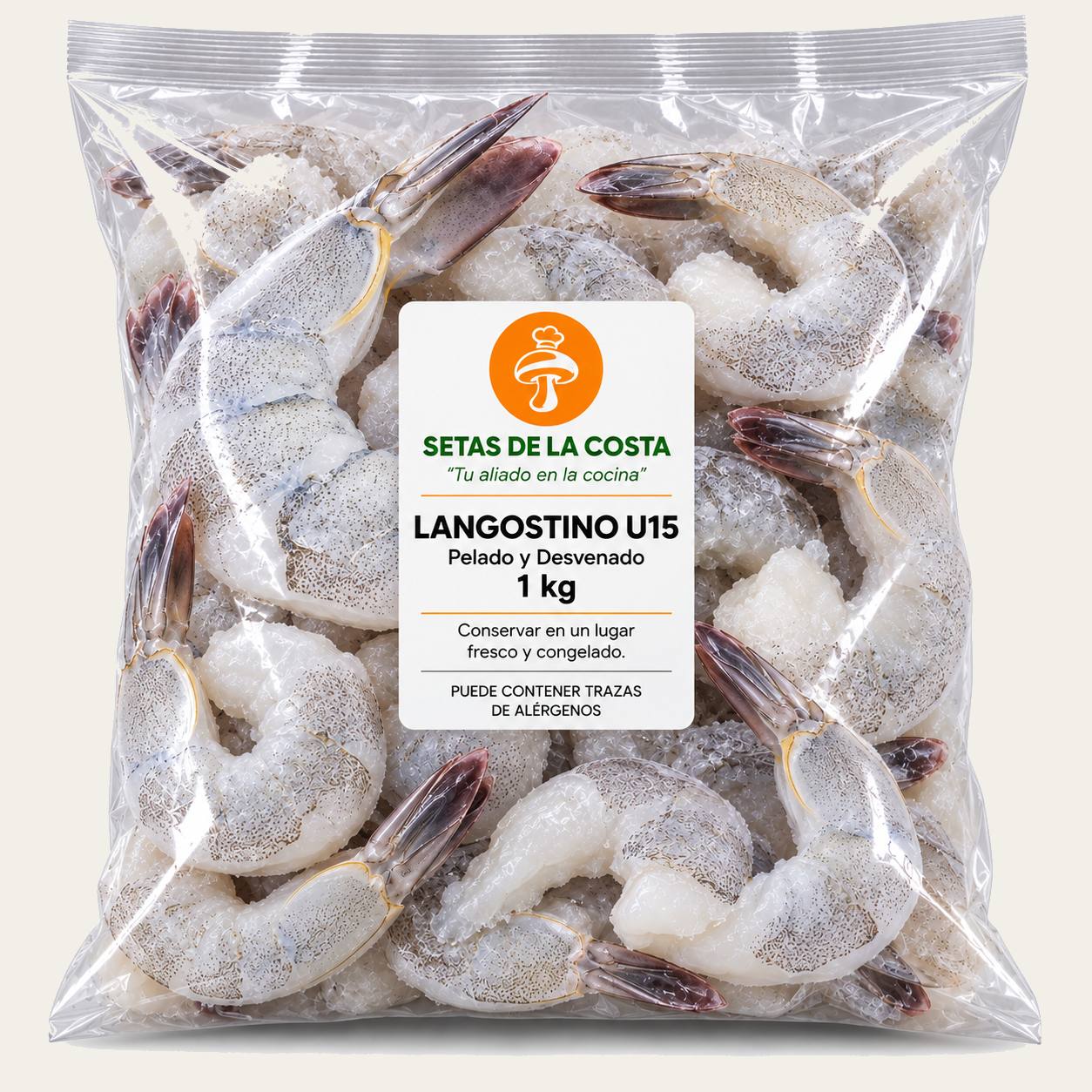 Langostino T u15 30% Congelado