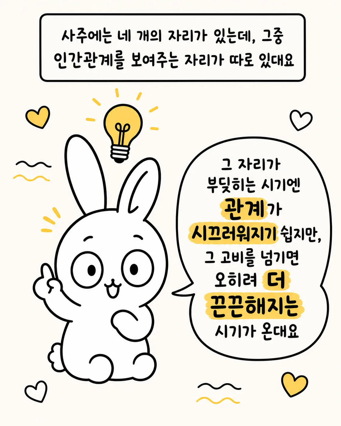 전구를 켜고 깨달음을 얻은 토끼