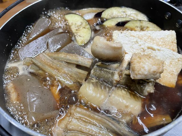 大田の郷土料理へか焼きです！
写真は大田の大あなごを使ったへか焼きです。
穴子の旨みも出るので野菜も美味しく食べられます。