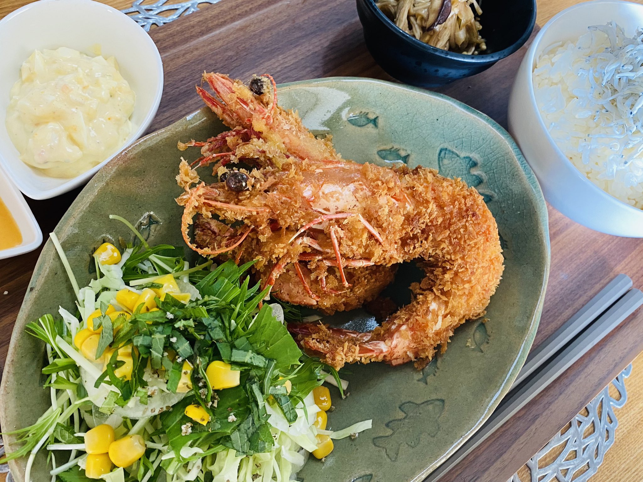 足赤海老のフライ