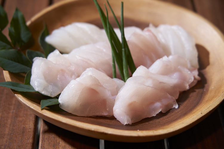 アンコウの刺身